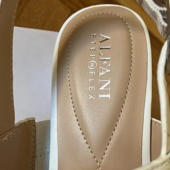 Alfani | Step N' Flex Gwenna Ring-Hardware Dress Sandals | White - Picture 3 of 5